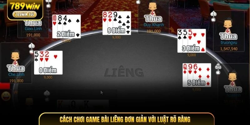 Cách chơi game bài Liêng đơn giản với luật rõ ràng